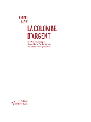 cover image of La Colombe d'argent